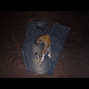 Tiger patch Jeans